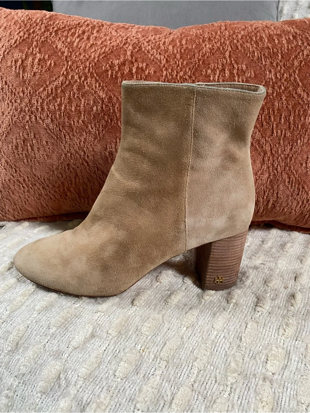 {Tory Burch} Suede Ankle Booties